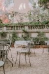 Parisian European courtyard