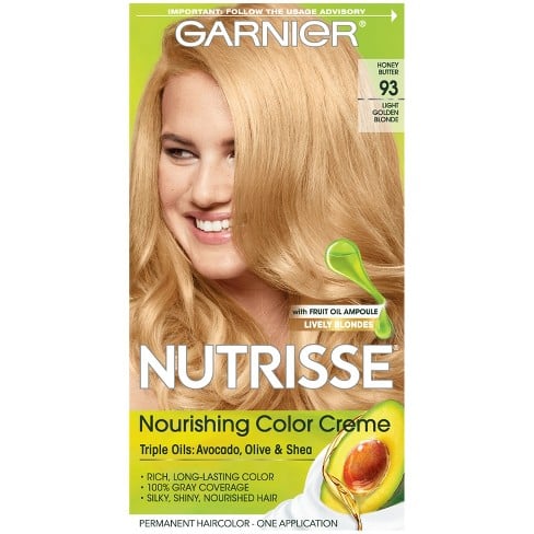 Garnier Nutrisse Nourishing Permanent Hair Color Creme - 93 Light Golden Blonde