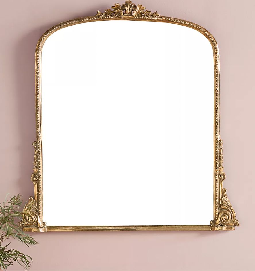 gold vanity makeup mirror