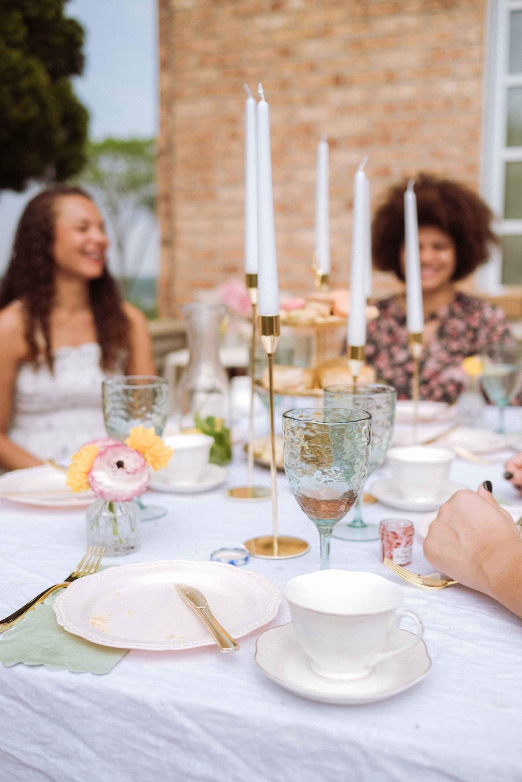 garden parisian tea party