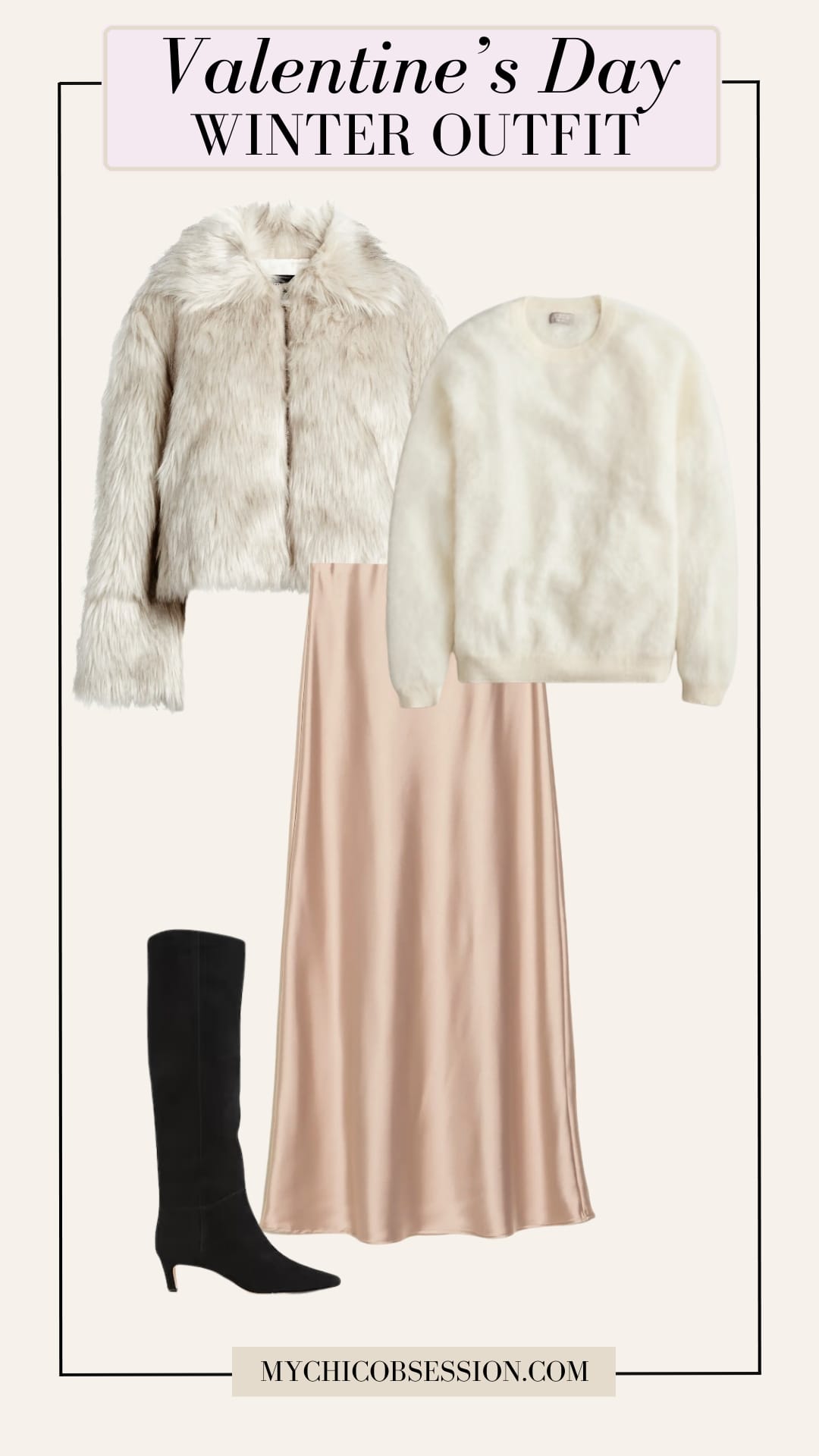 valentine's day winter outfit idea