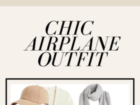 chic airplane outfit