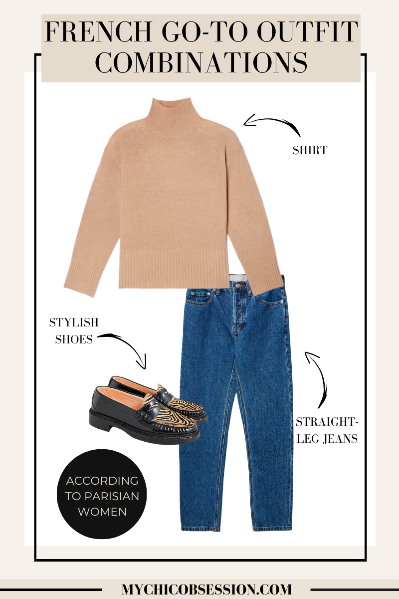 Favorite go-to french outfit combinations from Parisian women