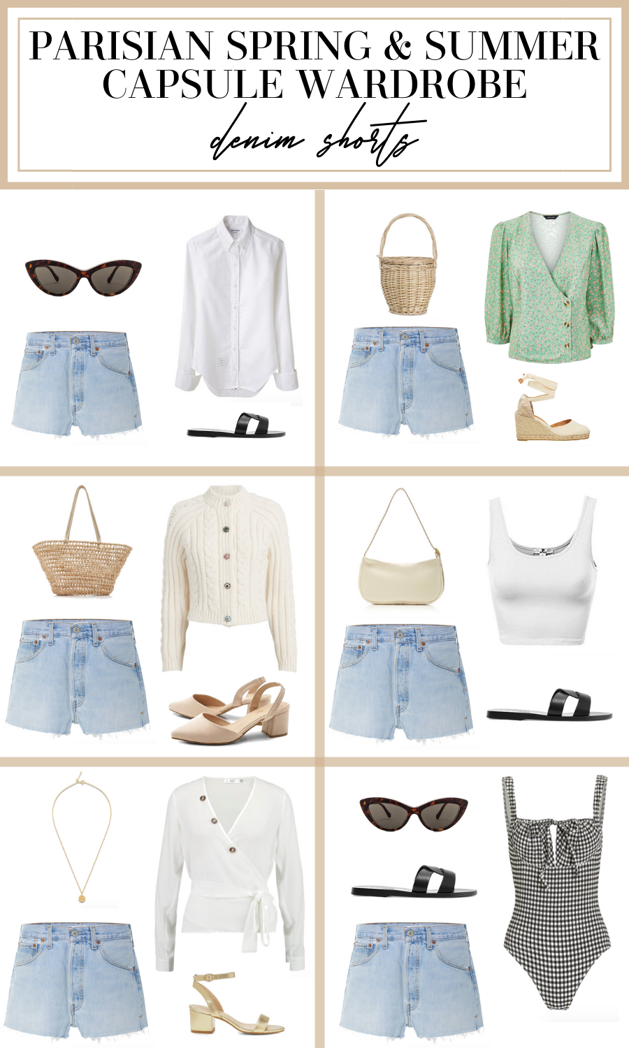 parisian spring capsule wardrobe