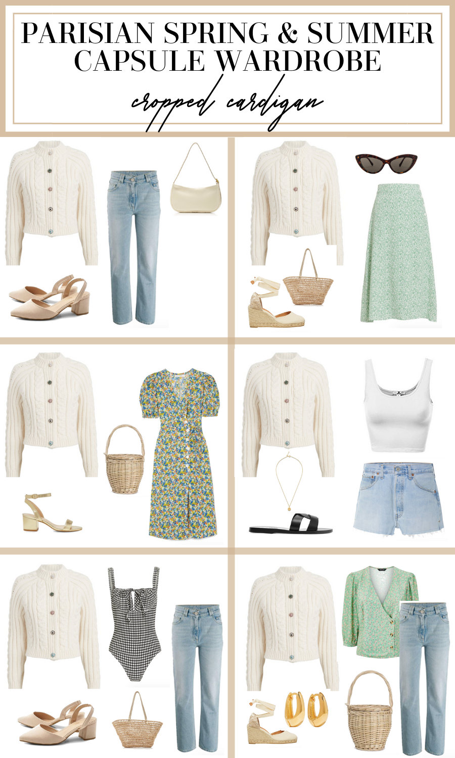 parisian summer capsule wardrobe